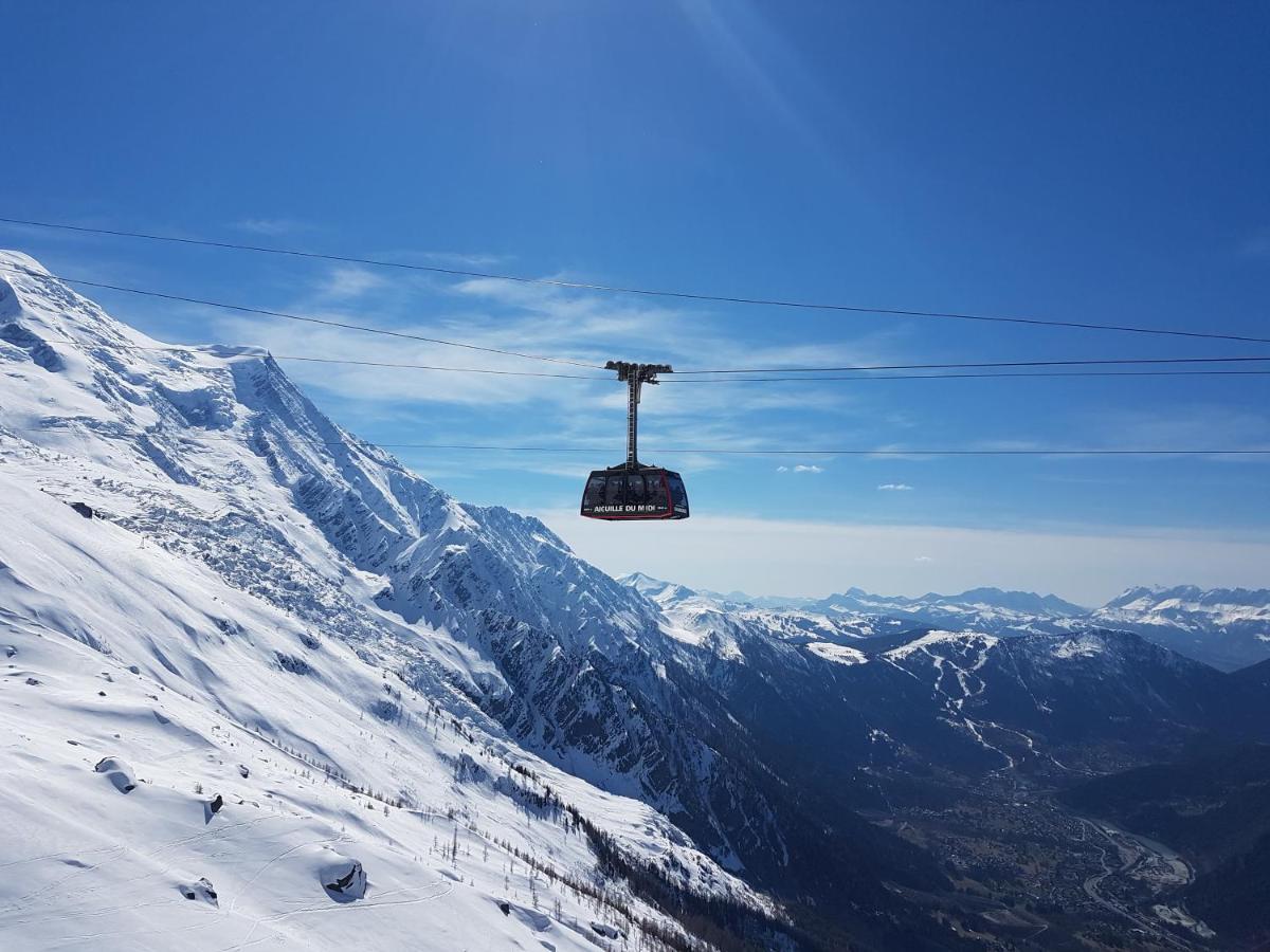 Vue Brevent Sublime En Centre Ville Avec Parking Prive Chamonix ภายนอก รูปภาพ
