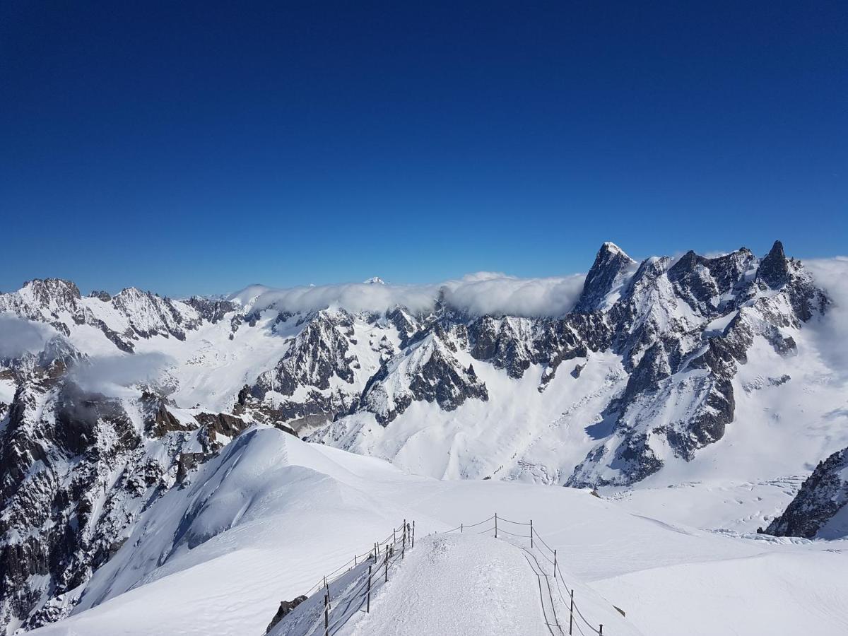 Vue Brevent Sublime En Centre Ville Avec Parking Prive Chamonix ภายนอก รูปภาพ