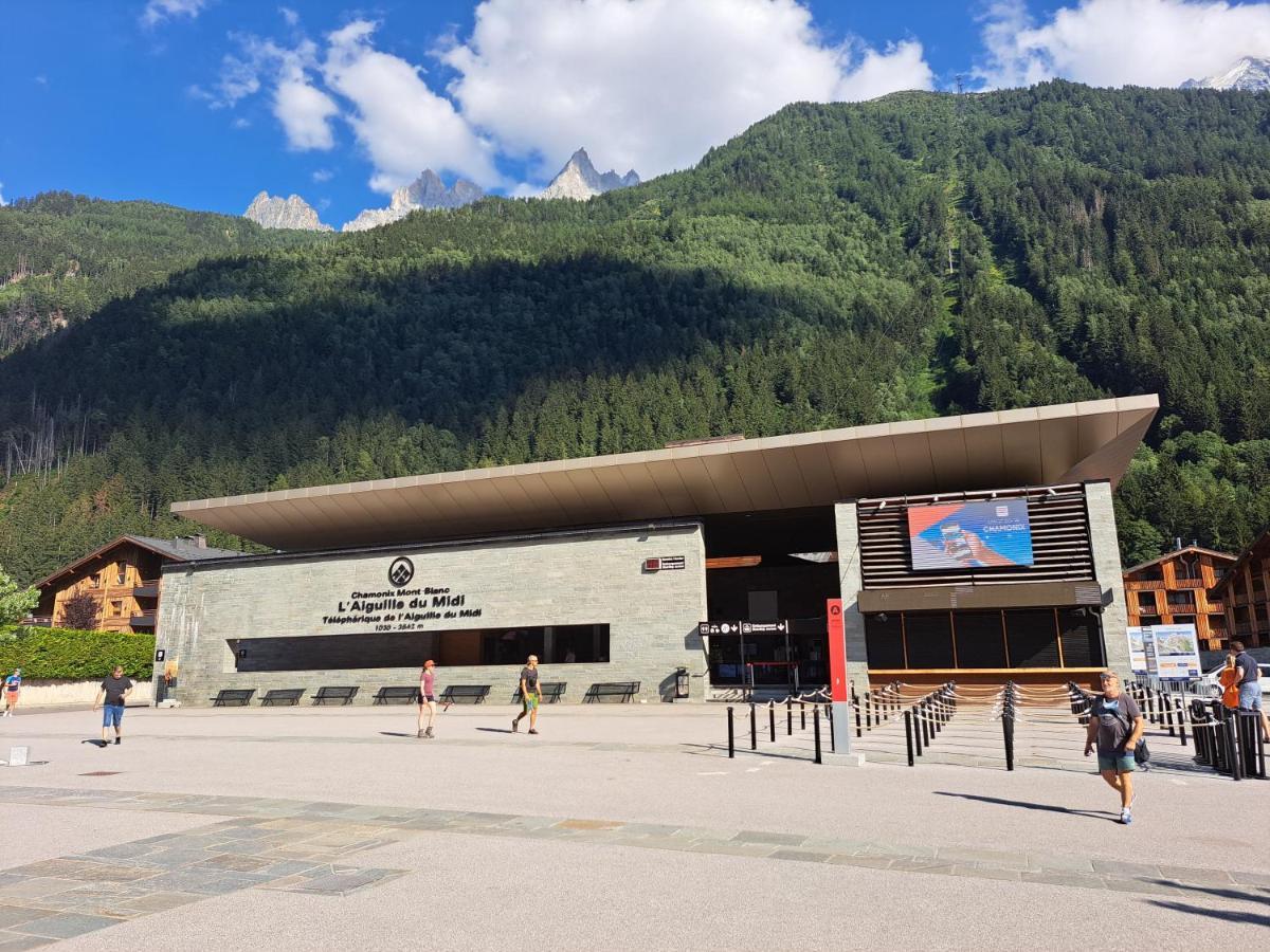 Vue Brevent Sublime En Centre Ville Avec Parking Prive Chamonix ภายนอก รูปภาพ