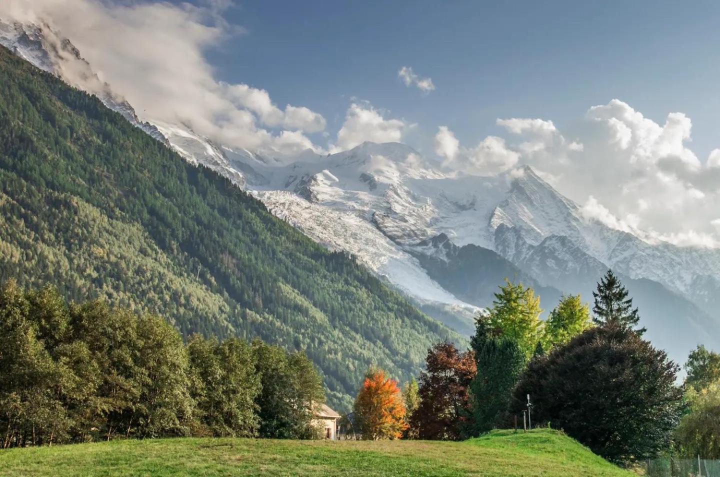 Vue Brevent Sublime En Centre Ville Avec Parking Prive Chamonix ภายนอก รูปภาพ